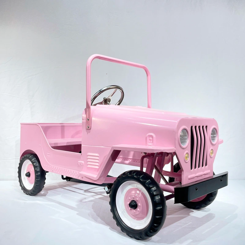 pink pedal car