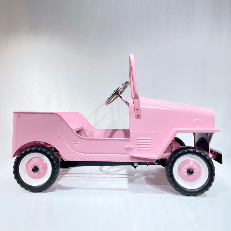 pink vintage pedal car