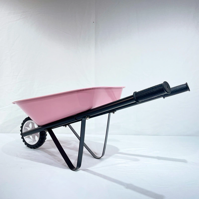 metal garden wheelbarrow