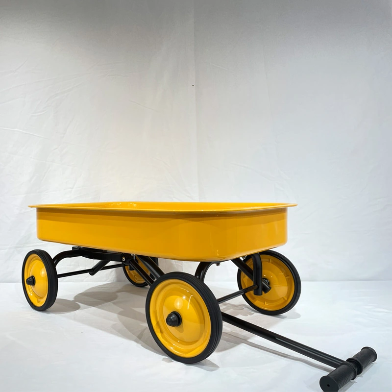 metal pull along wagon