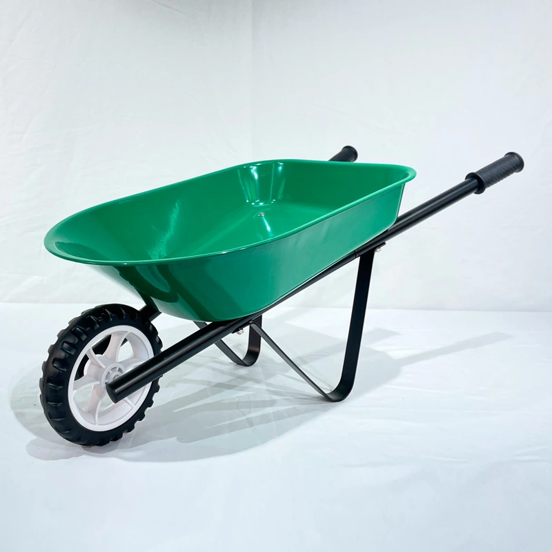 vintage steel wheelbarrow