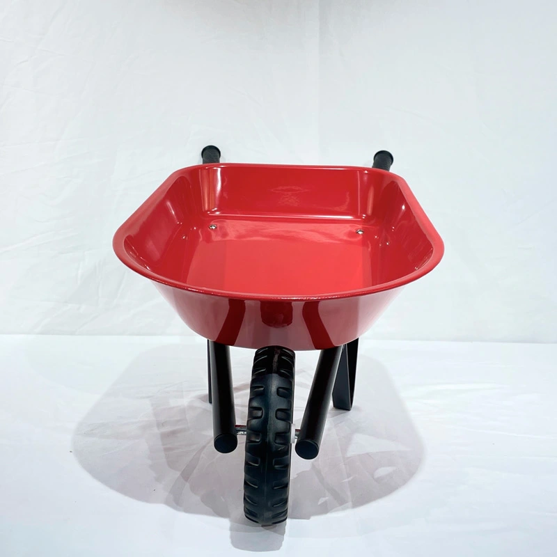 antique steel wheelbarrow