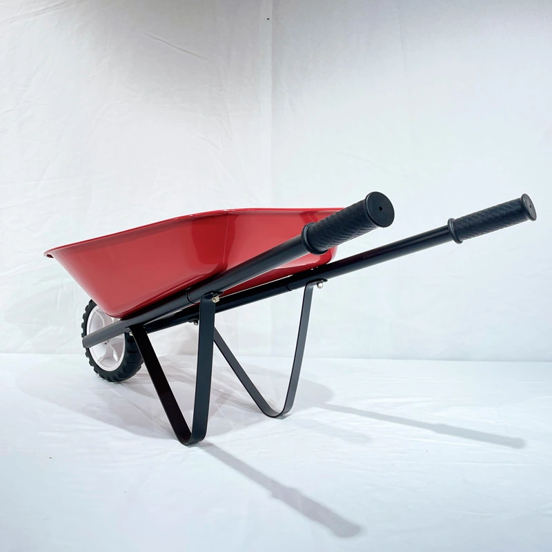 metal wheelbarrow