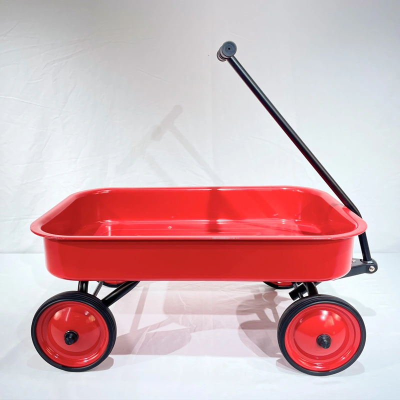 antique steel wheel wheelbarrow