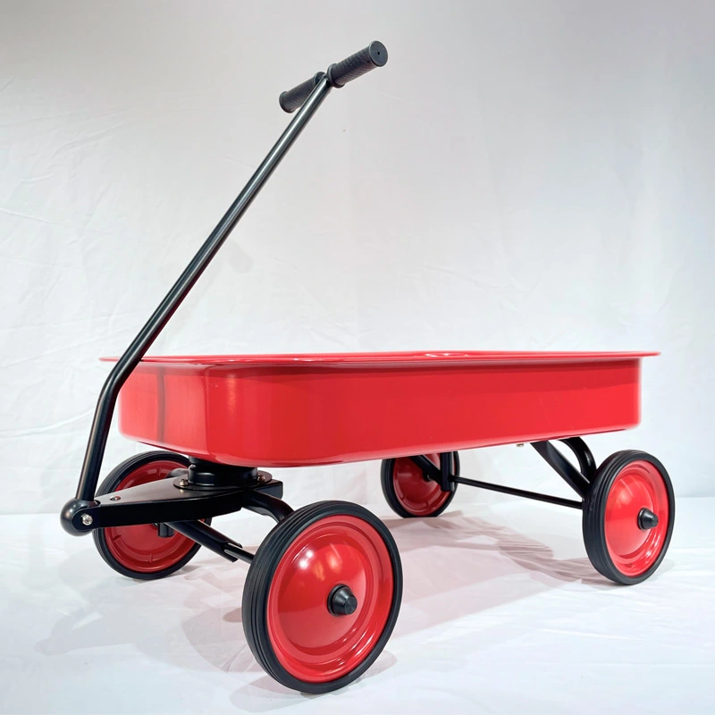 large metal wheelbarrow