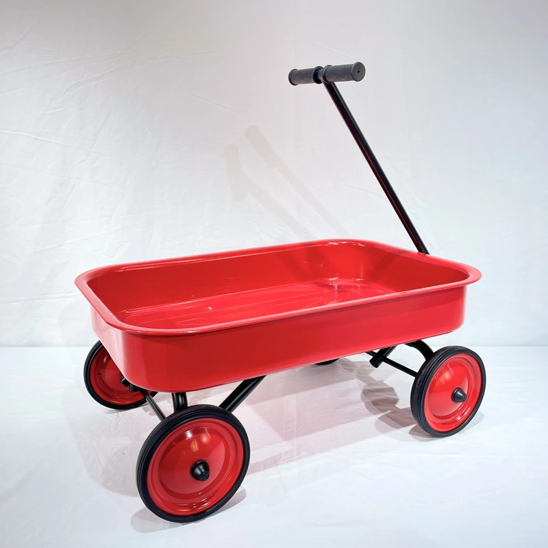 red steel wagon