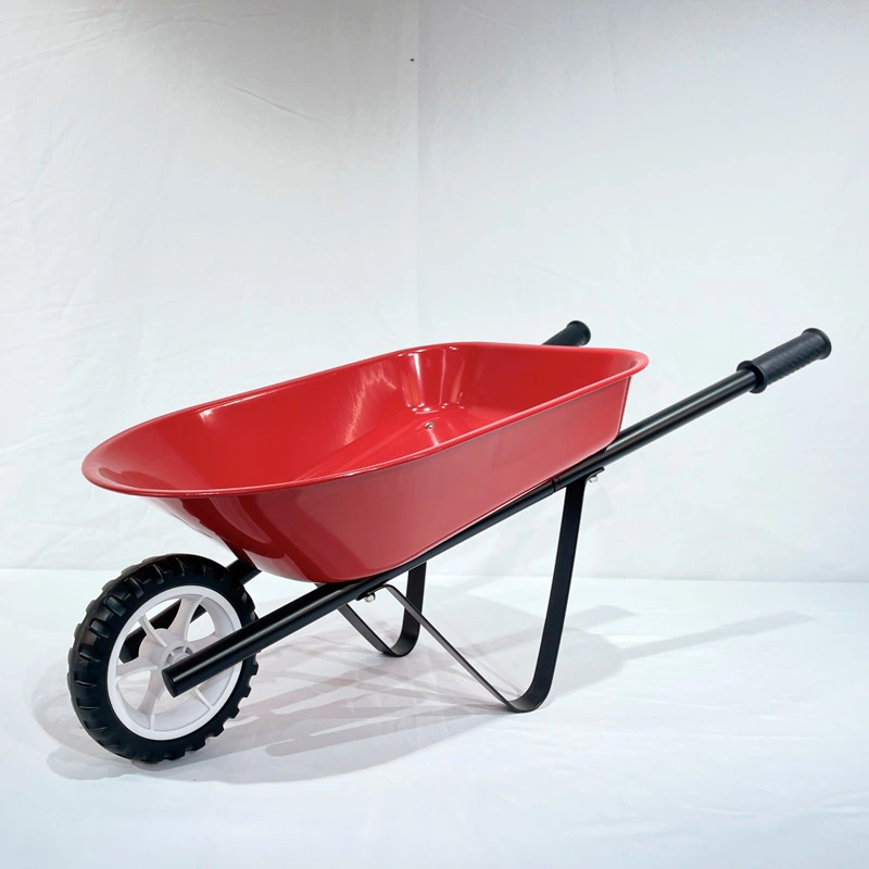 vintage steel wheelbarrow